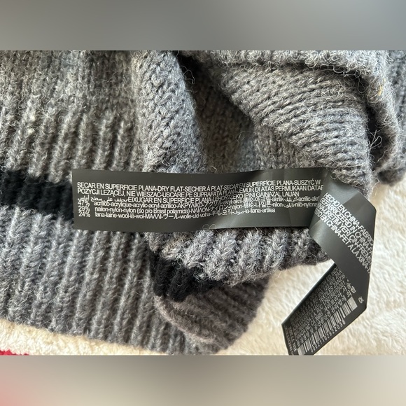 NWT Graphic Zara Knit x Peanuts Woodstock oversized knit sweater-repaired - Picture 11 of 15